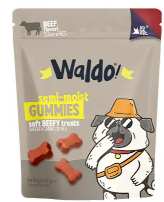 Waldo - Semi Moist Gummies - Beefy treats