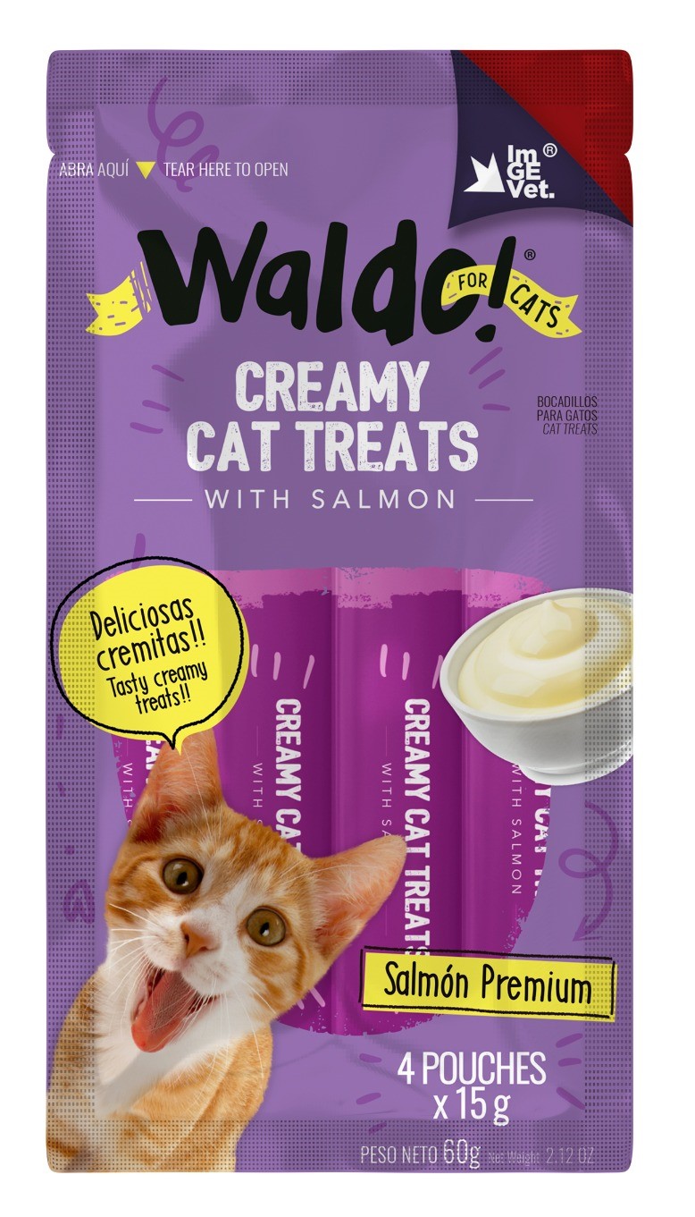 Waldo for Cats -  Creamy Cat Treats - Salmón