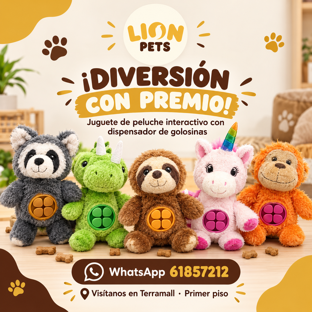 Peluche para premios JIRAFA